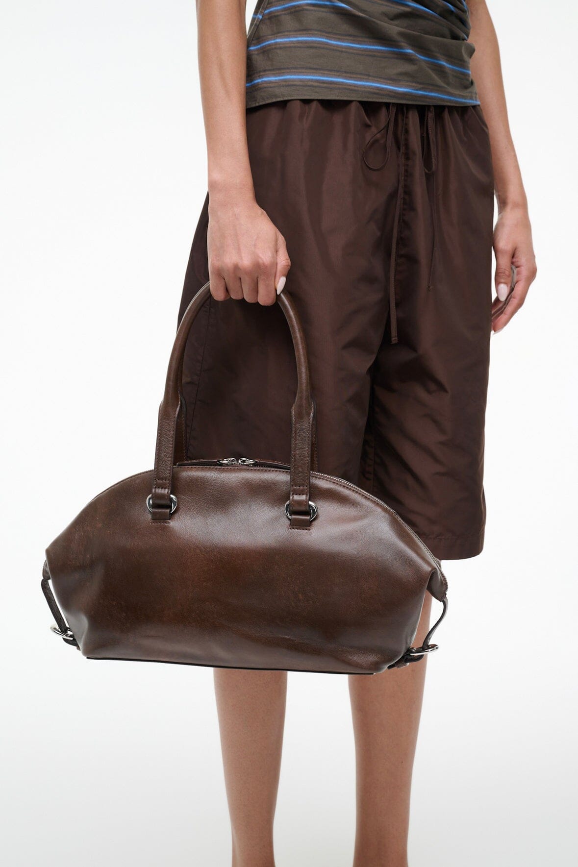 Hester Shoulder Bag | Espresso Distressed — 3