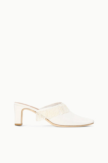 Joanna Kitten Heel Mule | Ivory — 1