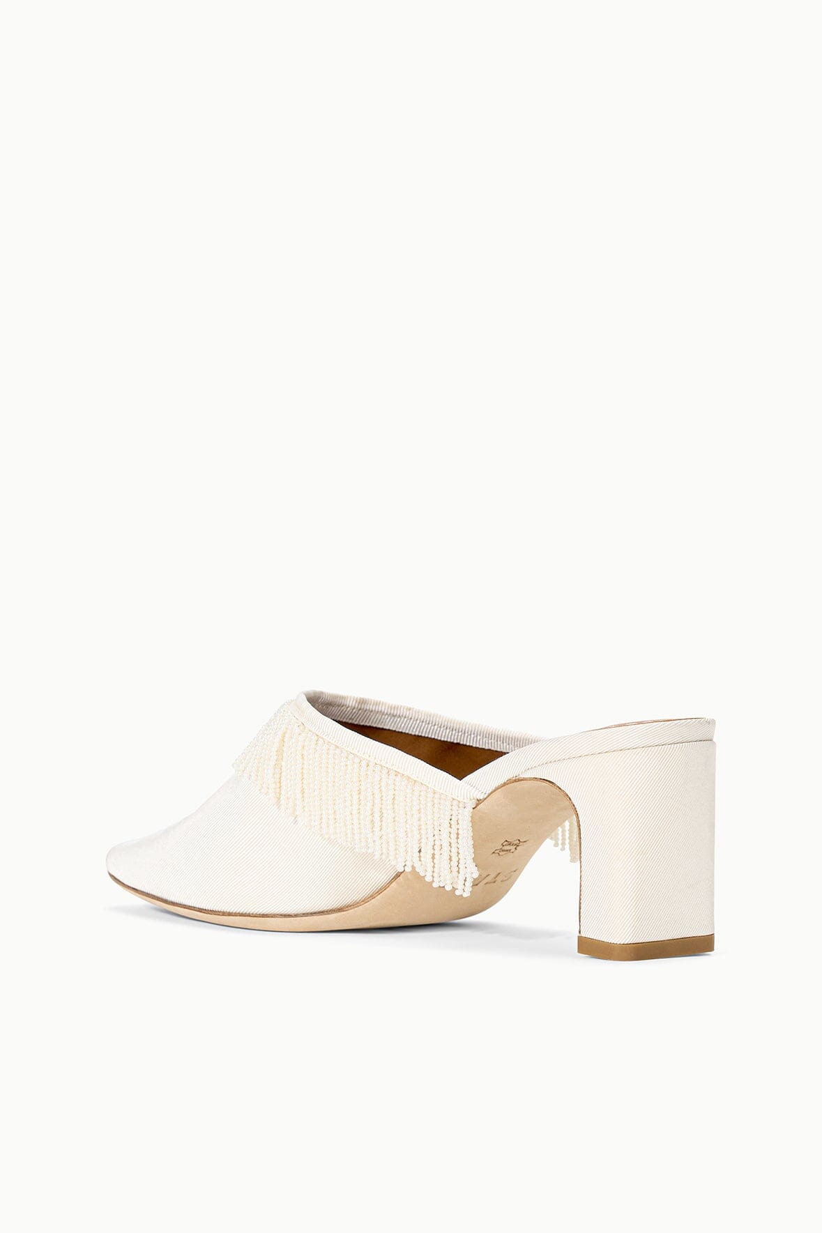 Joanna Kitten Heel Mule | Ivory — 7