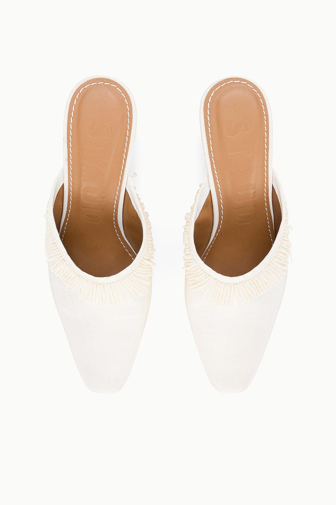 Joanna Kitten Heel Mule | Ivory — 6