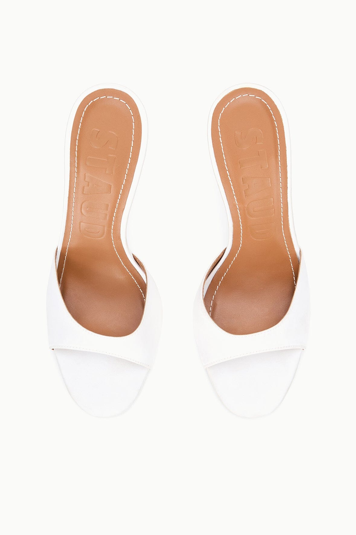 Brigitte High Wedge | Ivory Satin — 4