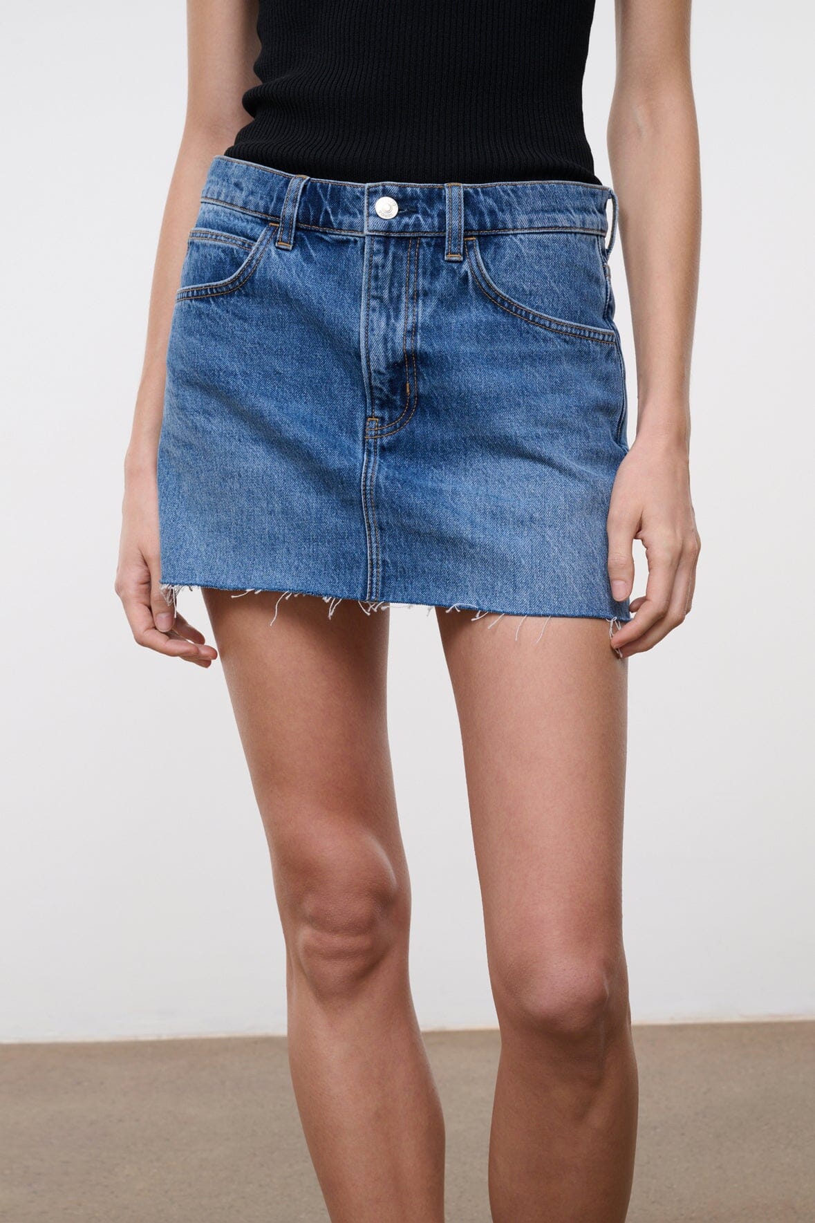 Beck Mini Skirt | Vintage Wash — 2