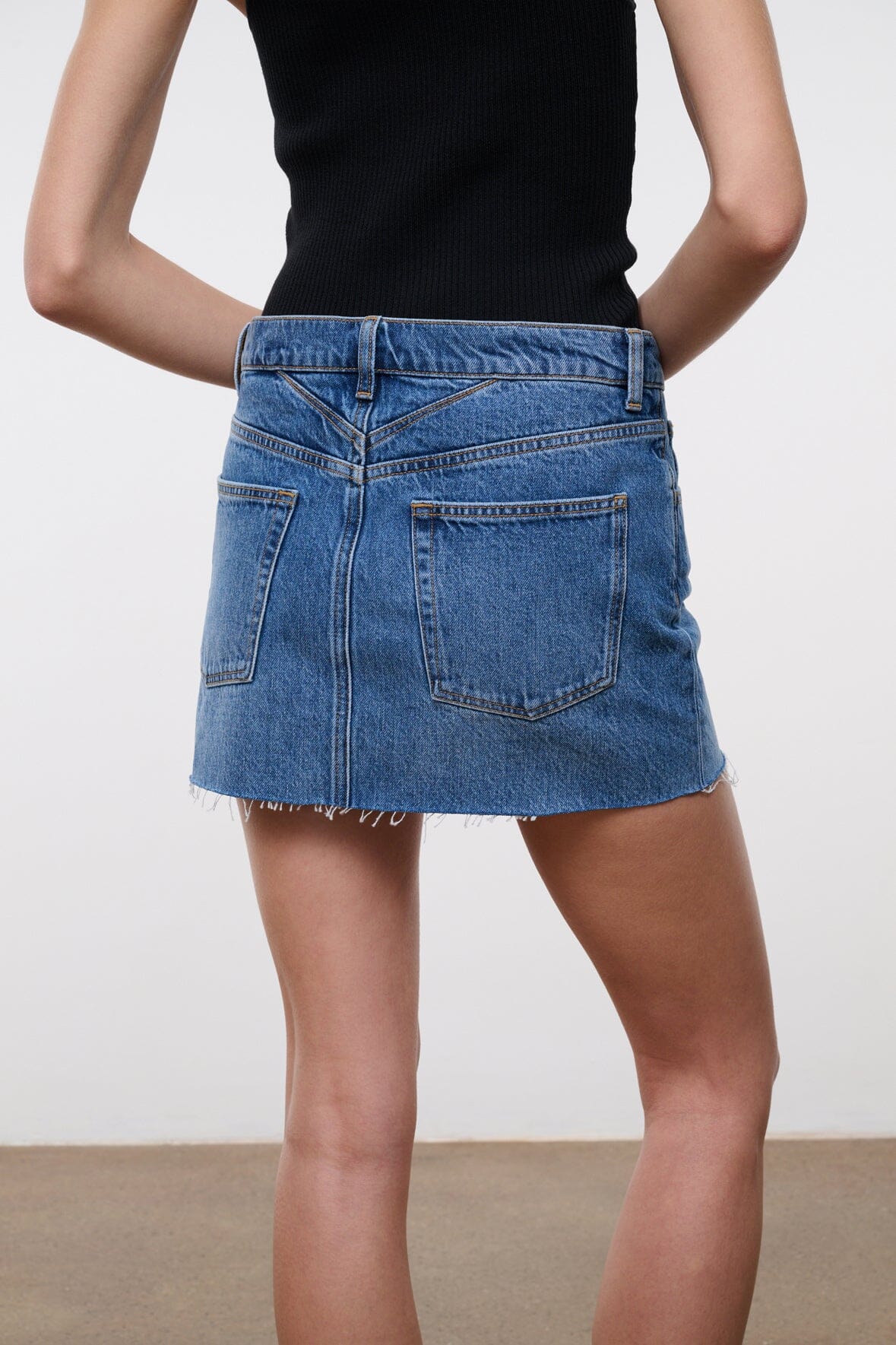 Beck Mini Skirt | Vintage Wash — 5