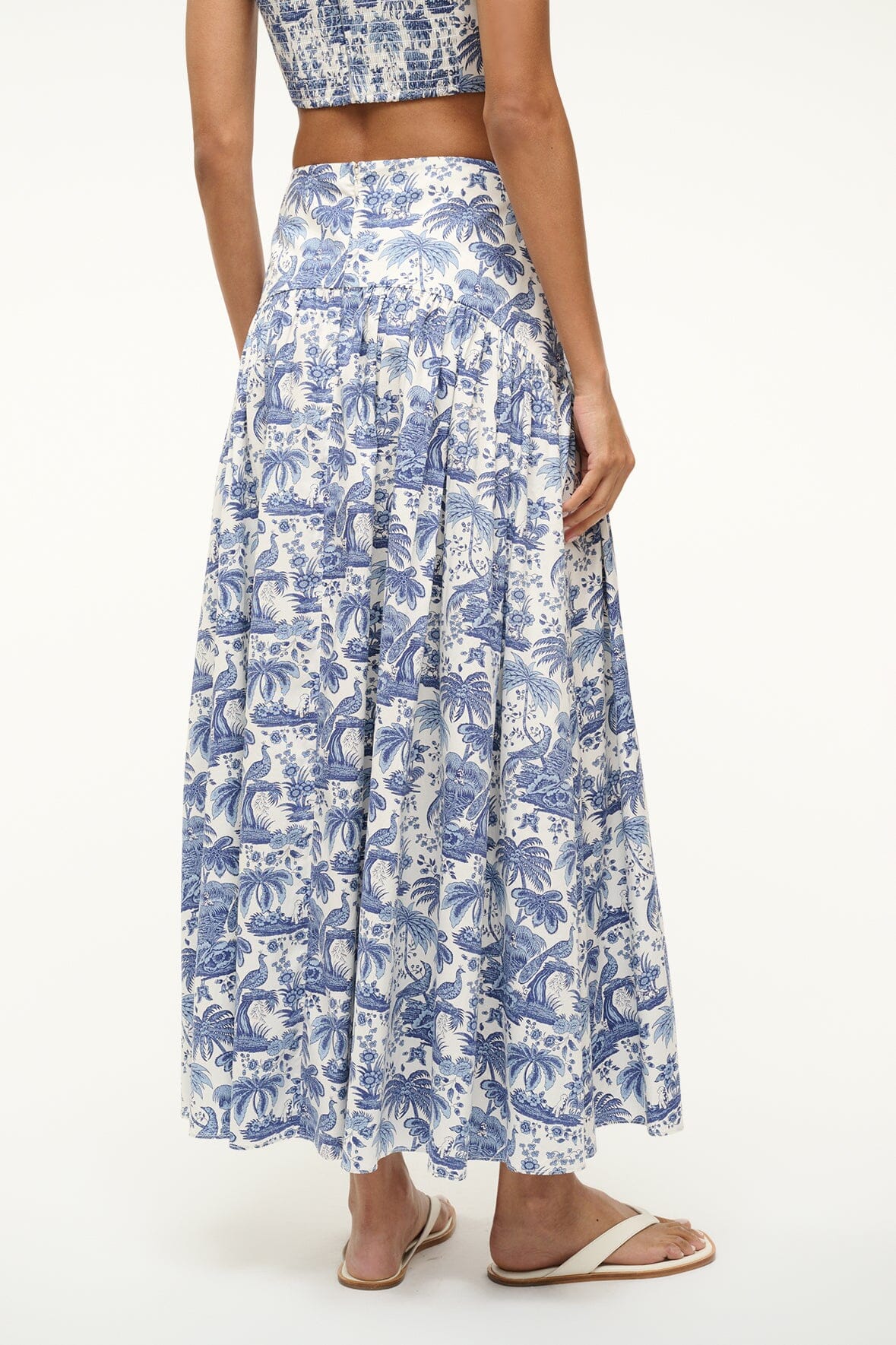 Procida Skirt | Blue Toile — 2