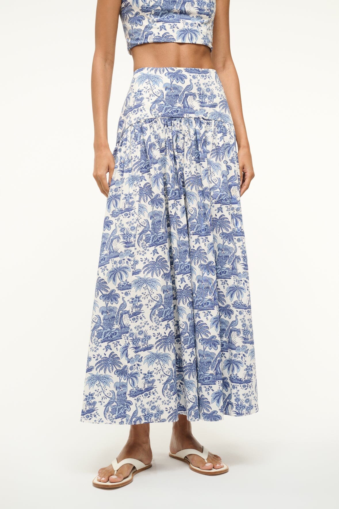 Procida Skirt | Blue Toile — 3