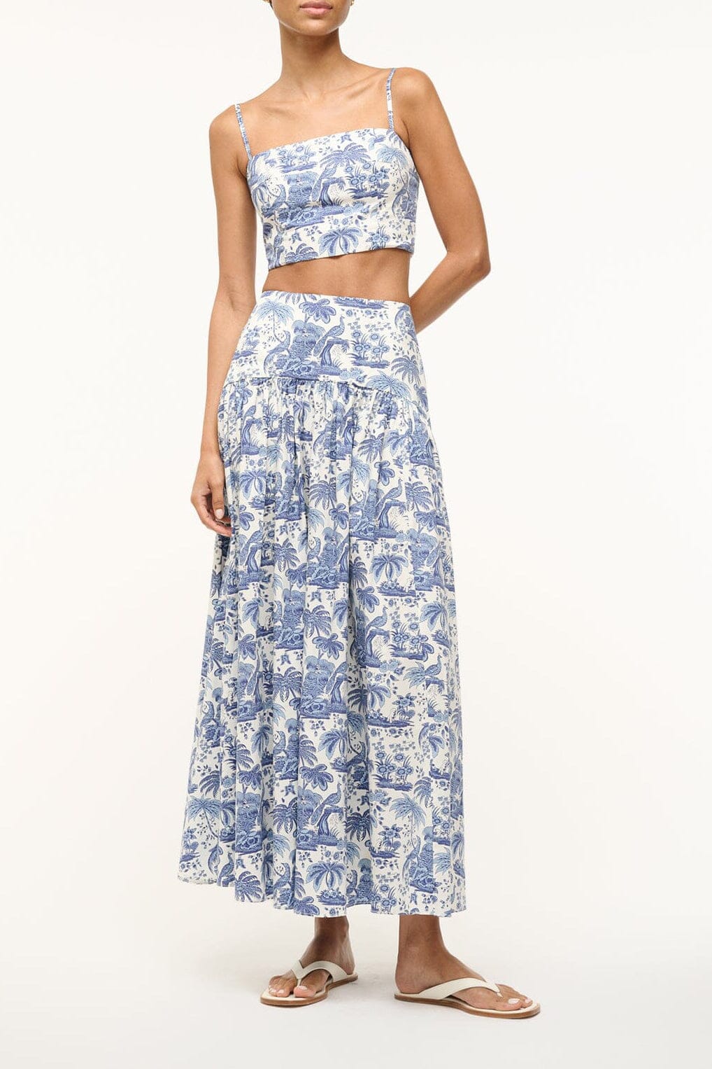 Procida Skirt | Blue Toile — 1