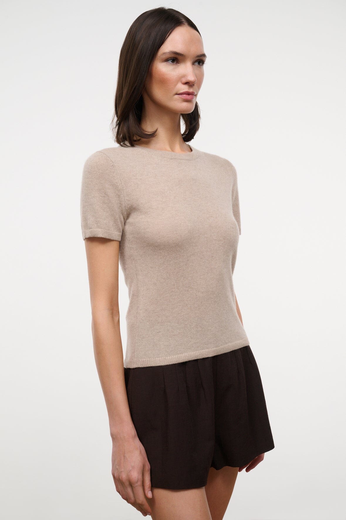 Easy Cashmere Tee | Stone — 3