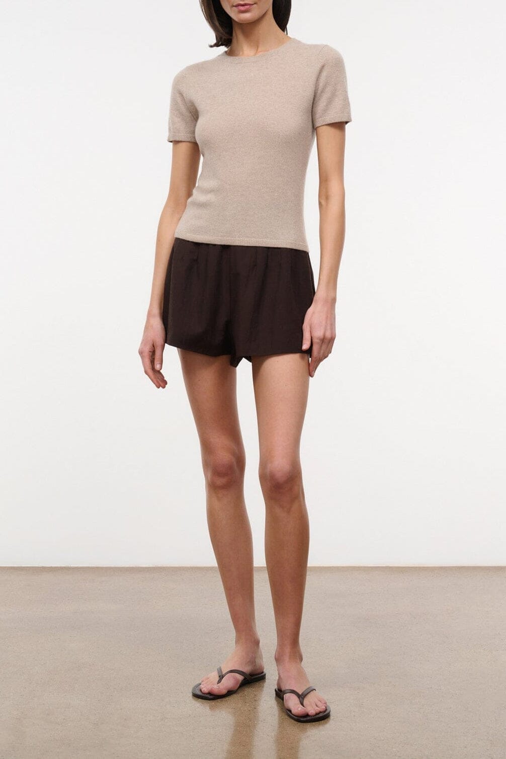 Easy Cashmere Tee | Stone — 1