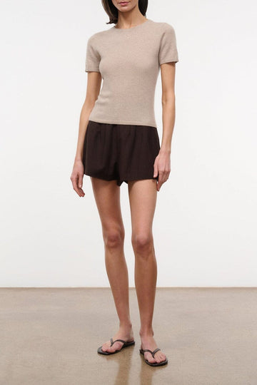 Easy Cashmere Tee | Stone — 1