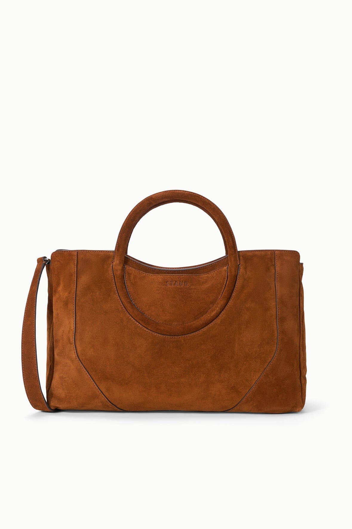 Maude Satchel | Tabac Suede — 1