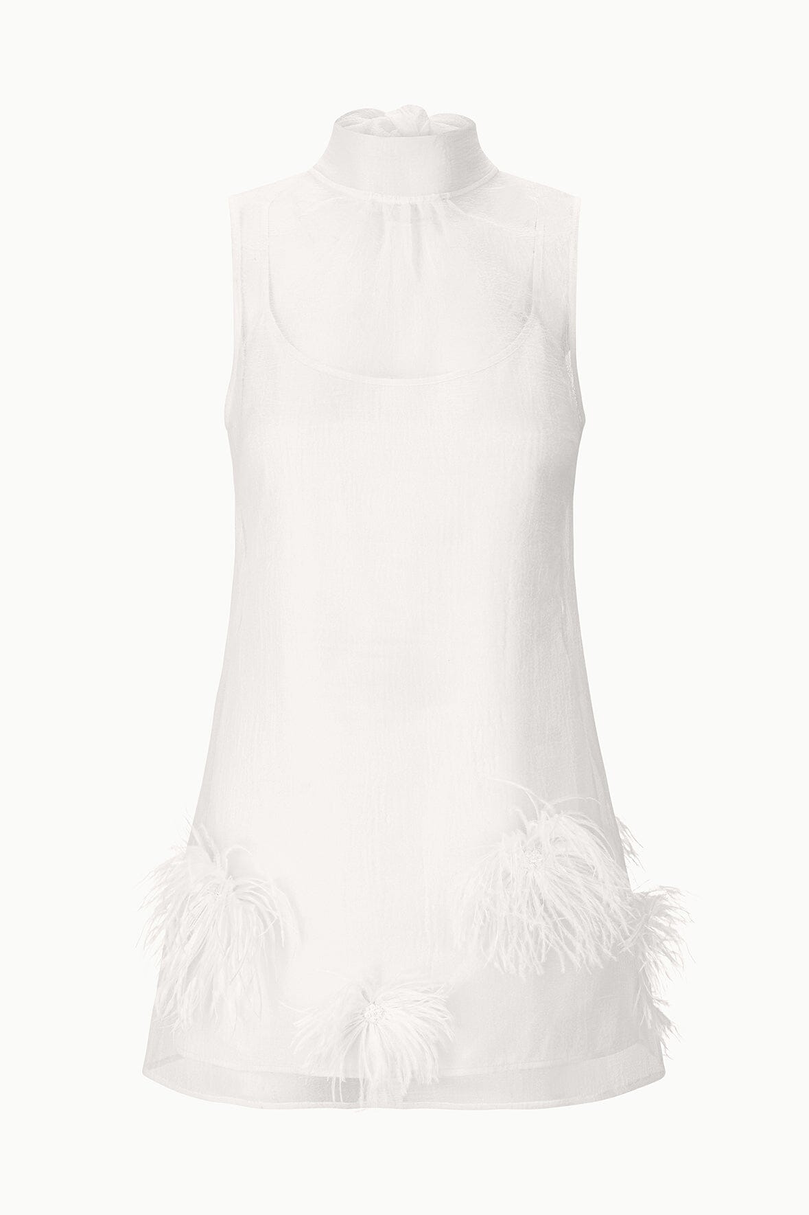 Albee Mini Dress | White — 5