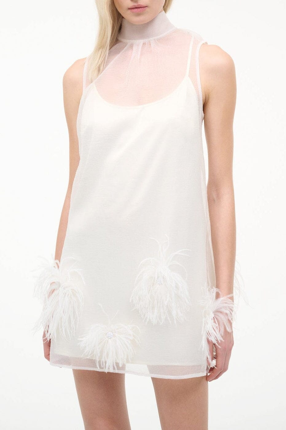 Albee Mini Dress | White — 1