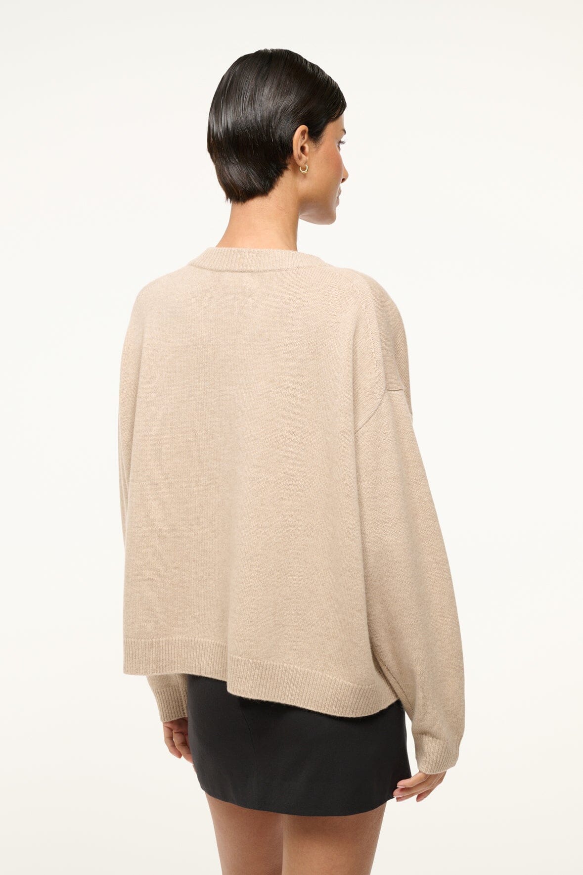 Custom STAUD x C.Bonz Serrano Cashmere Sweater | Stone — 4