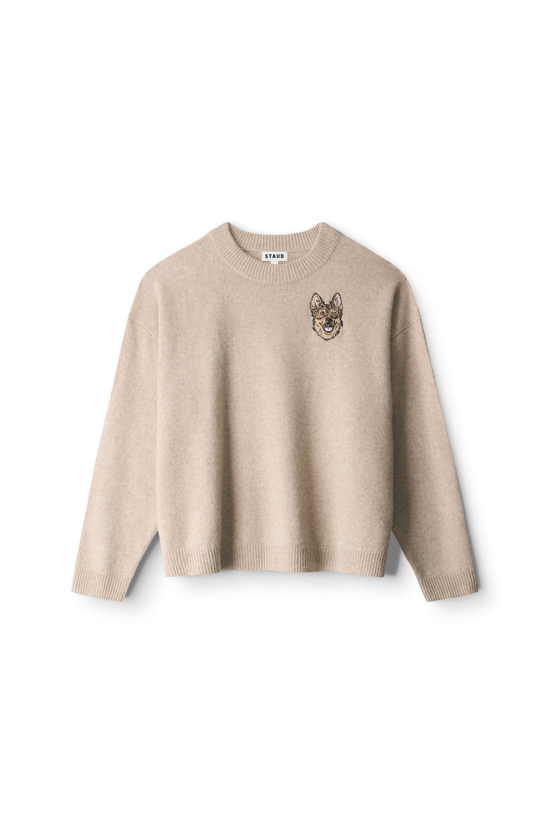 Custom STAUD x C.Bonz Serrano Cashmere Sweater | Stone — 1