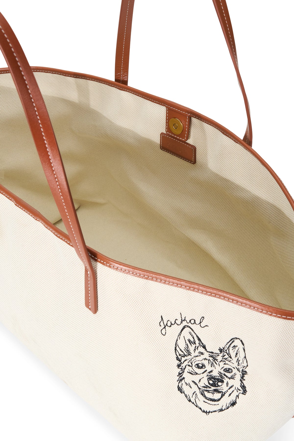 Custom STAUD x C.Bonz Christos Tote | Cream Tan — 5