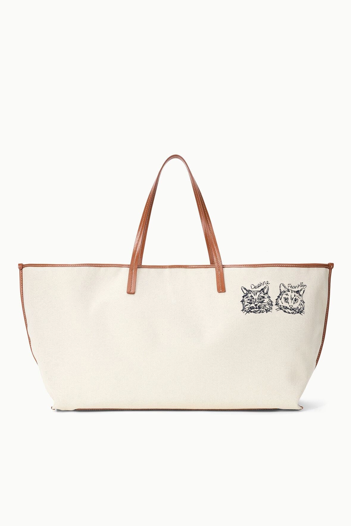 Custom STAUD x C.Bonz Christos Tote | Cream Tan — 2