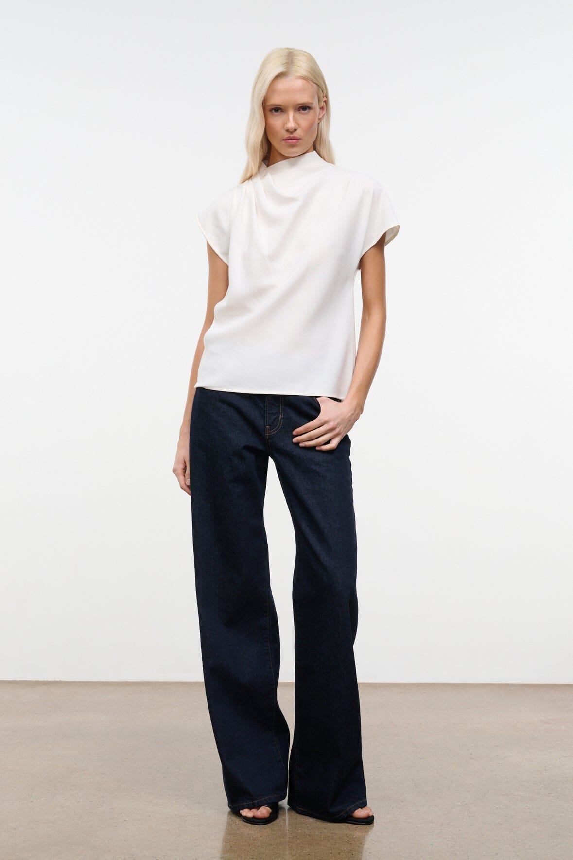 Davina Top | Ivory — 2