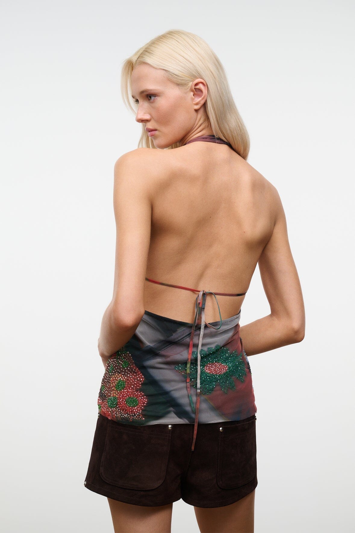 Felice Top | Beaded Superbloom Scarf — 2
