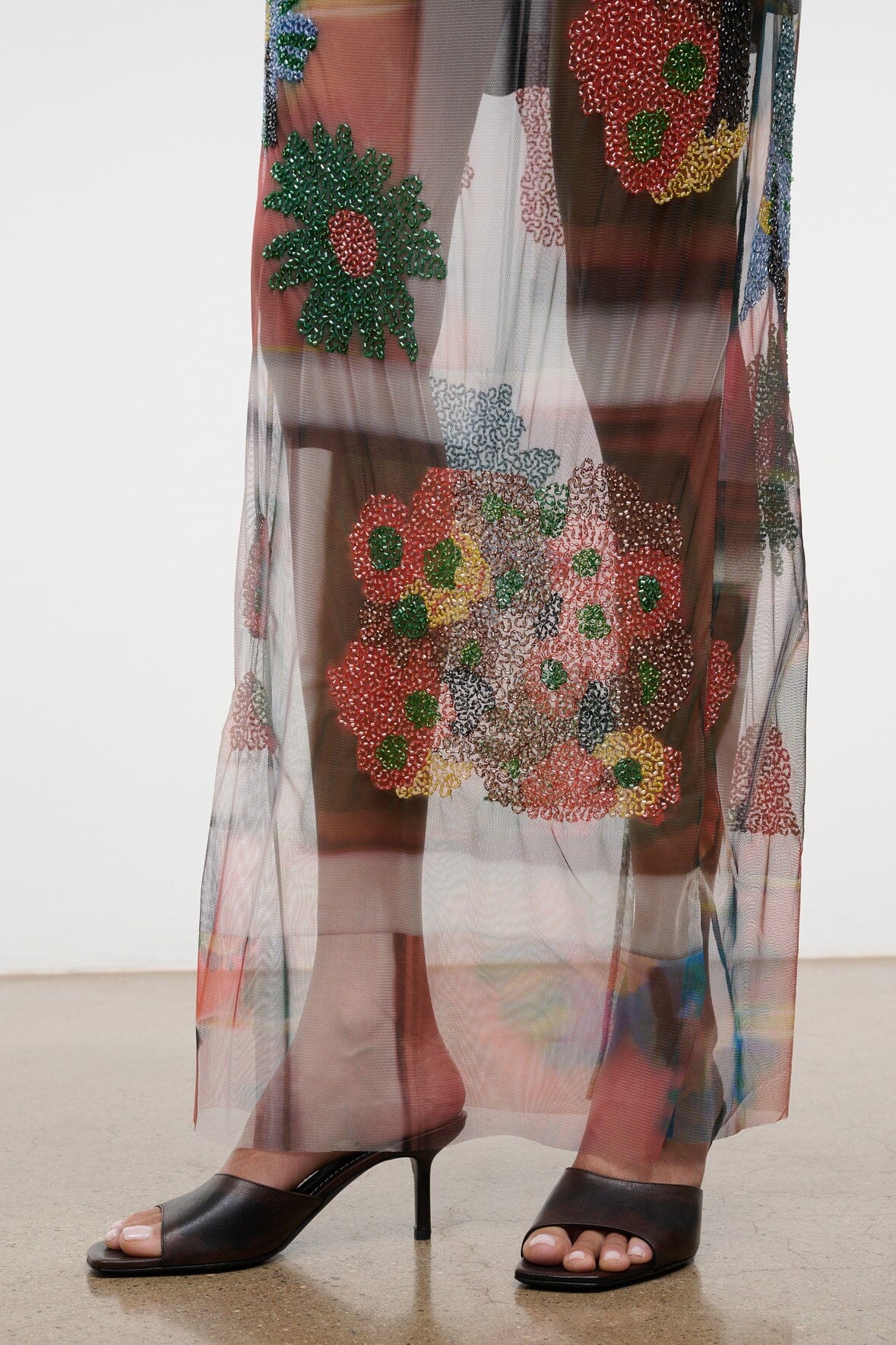 Liliana Dress | Beaded Superbloom Scarf — 6