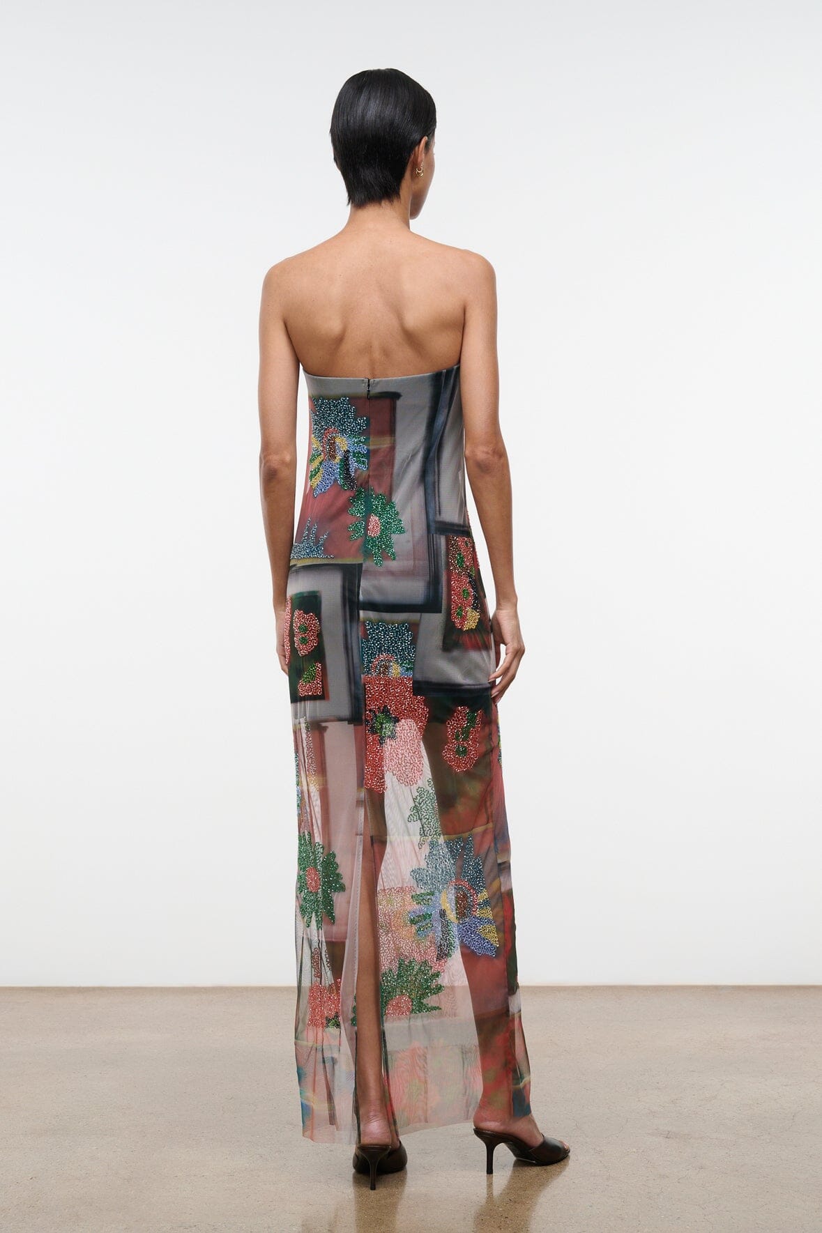 Liliana Dress | Beaded Superbloom Scarf — 5