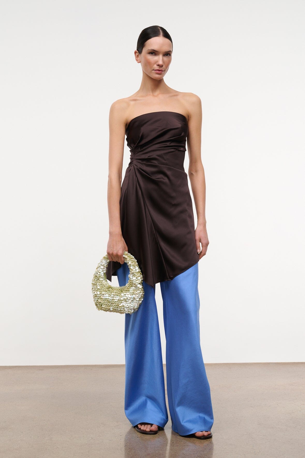 Adriana Silk Dress | Earth — 5