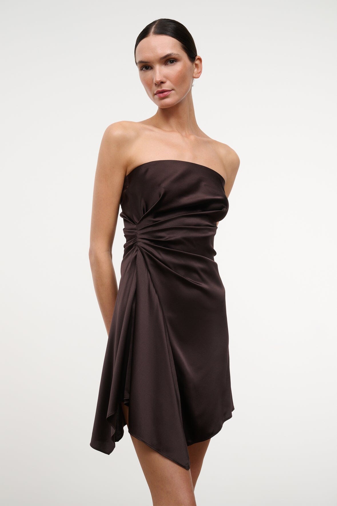 Adriana Silk Dress | Earth — 4