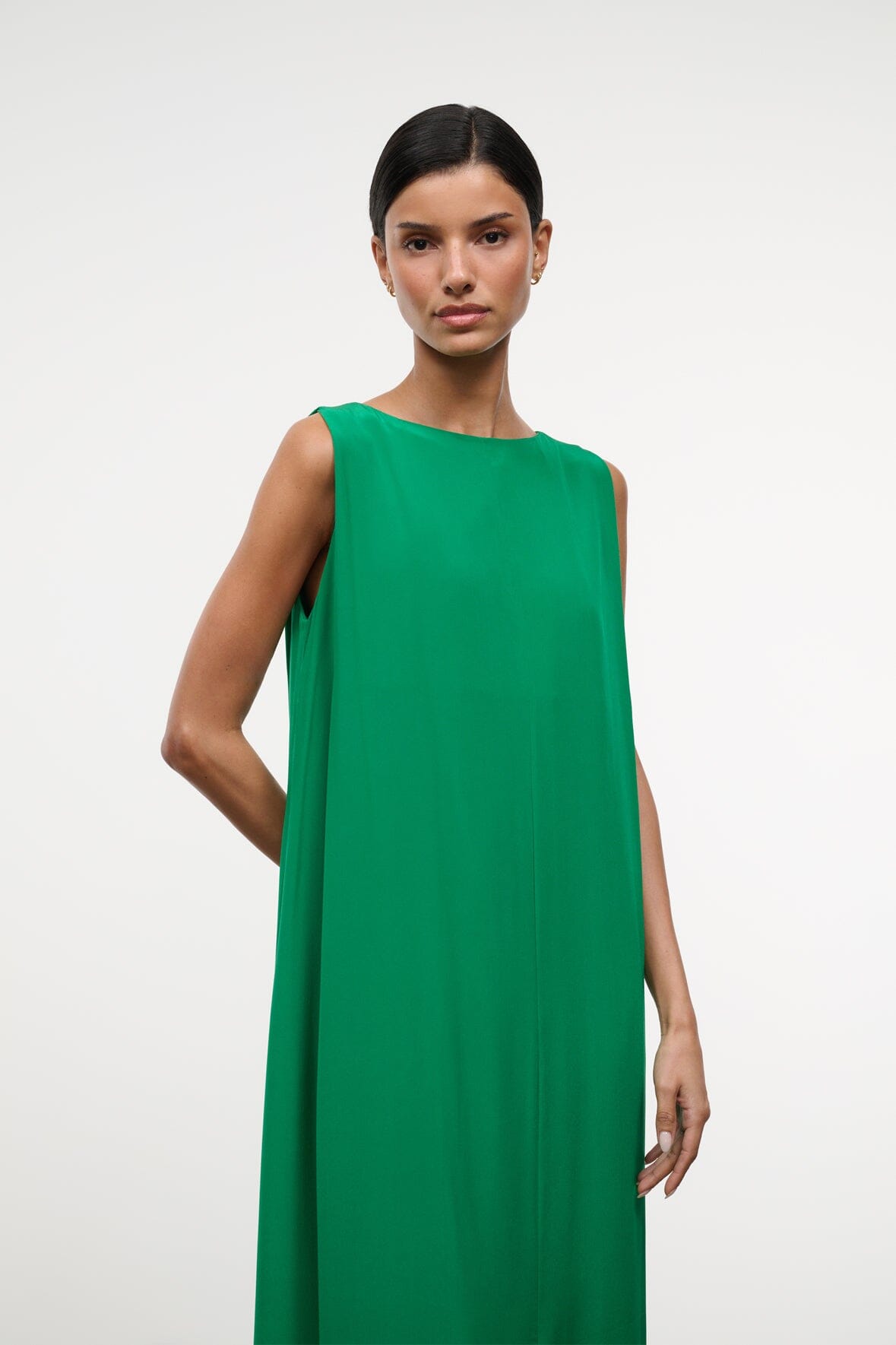 Dalia Silk Dress | Kelly — 4