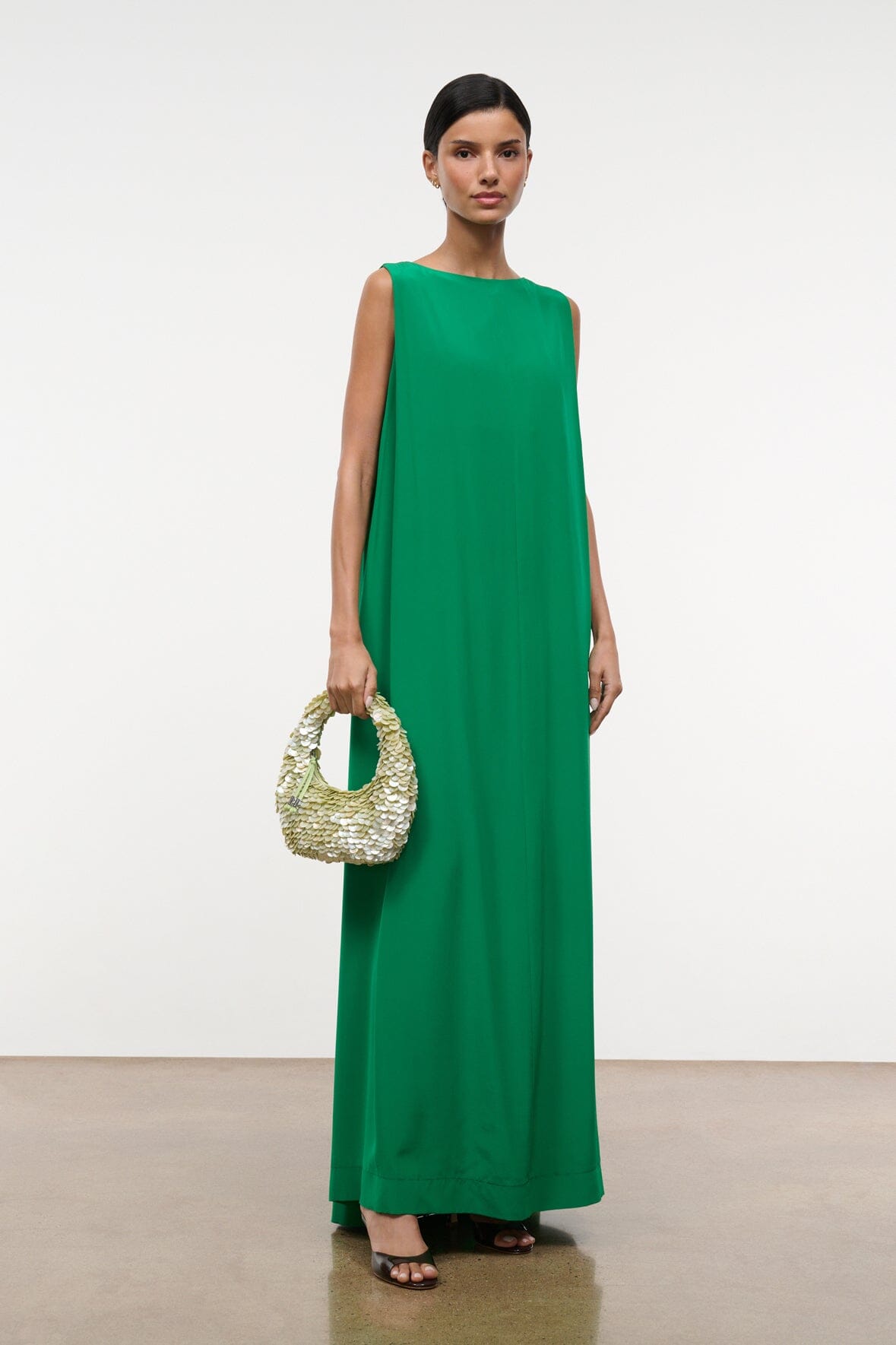 Dalia Silk Dress | Kelly — 5