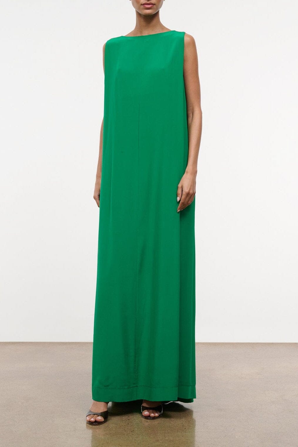 Dalia Silk Dress | Kelly — 1
