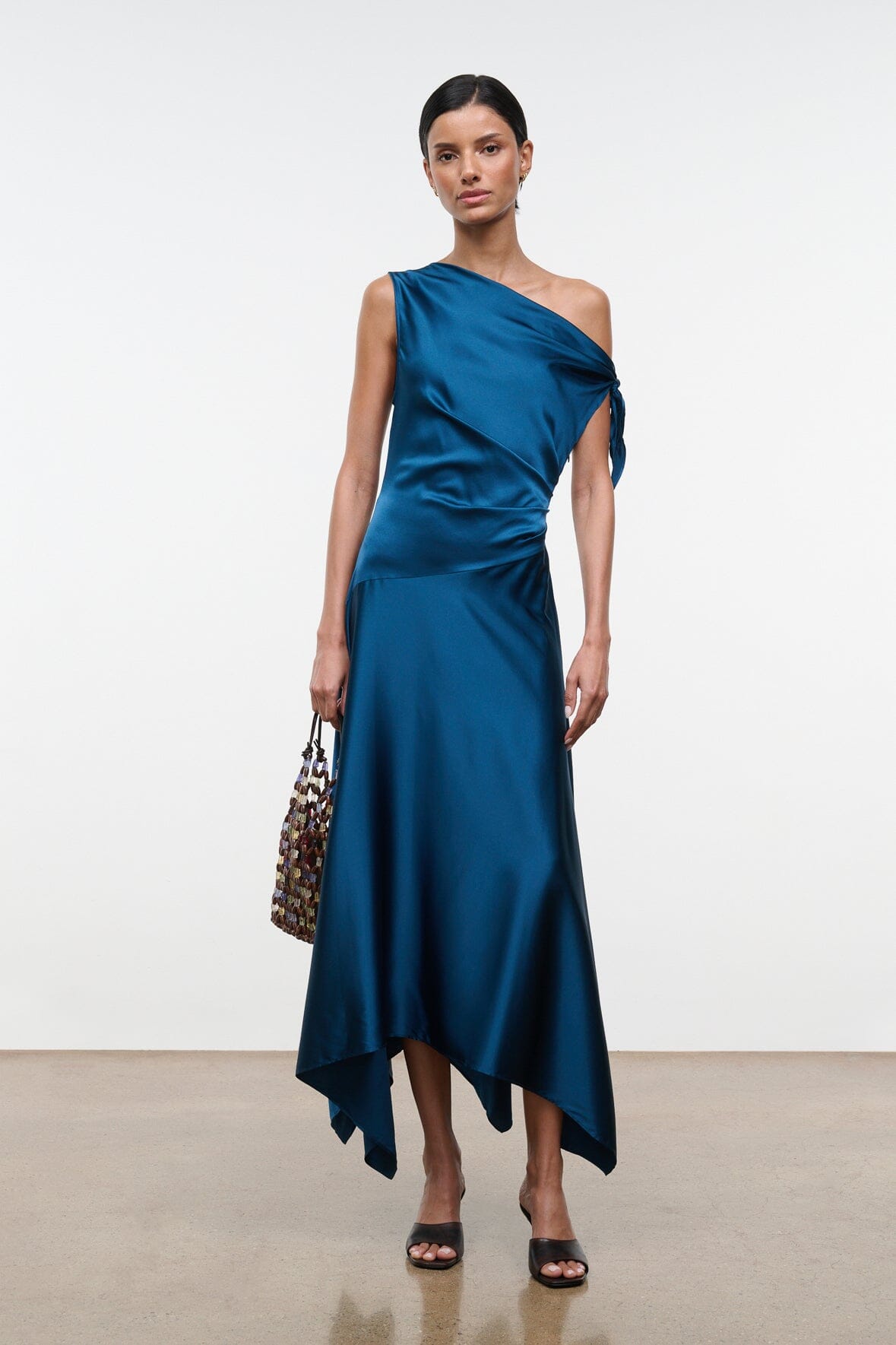 Portia Silk Dress | Harbor — 5