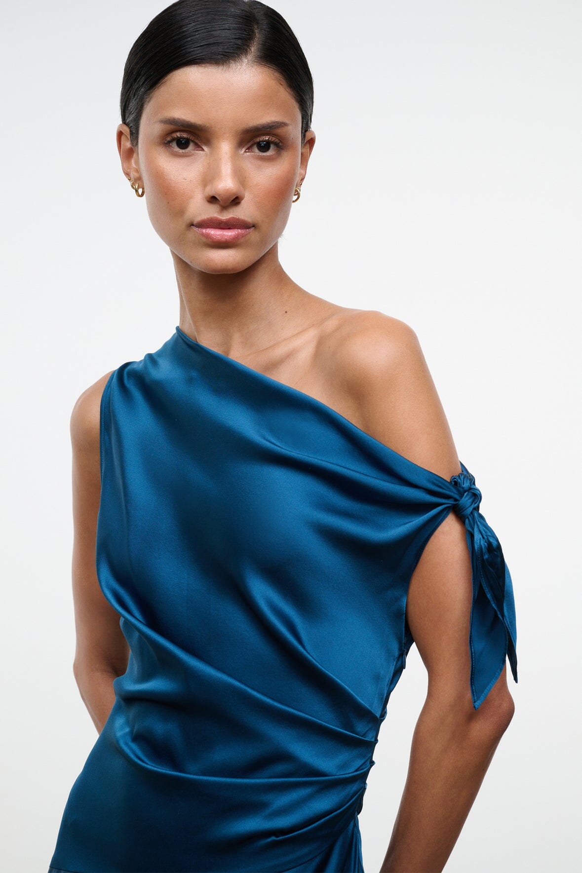 Portia Silk Dress | Harbor — 2