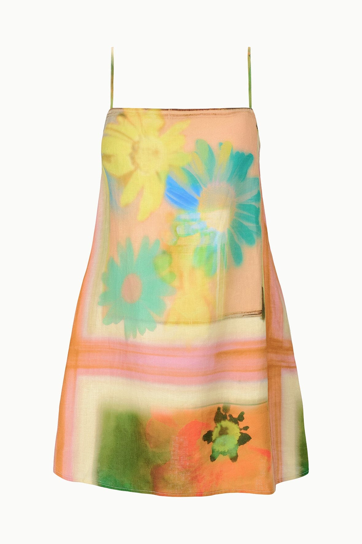 Laura Linen Mini Dress | Superbloom Scarf — 5