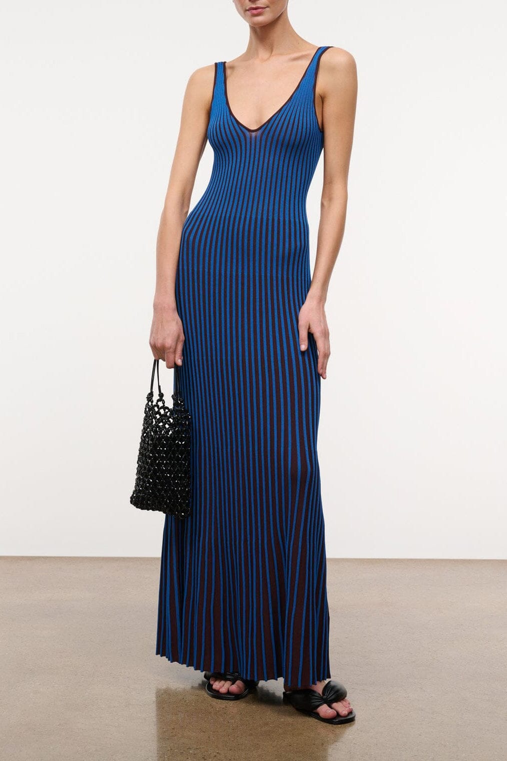 Claretta Dress | Espresso Cobalt — 1