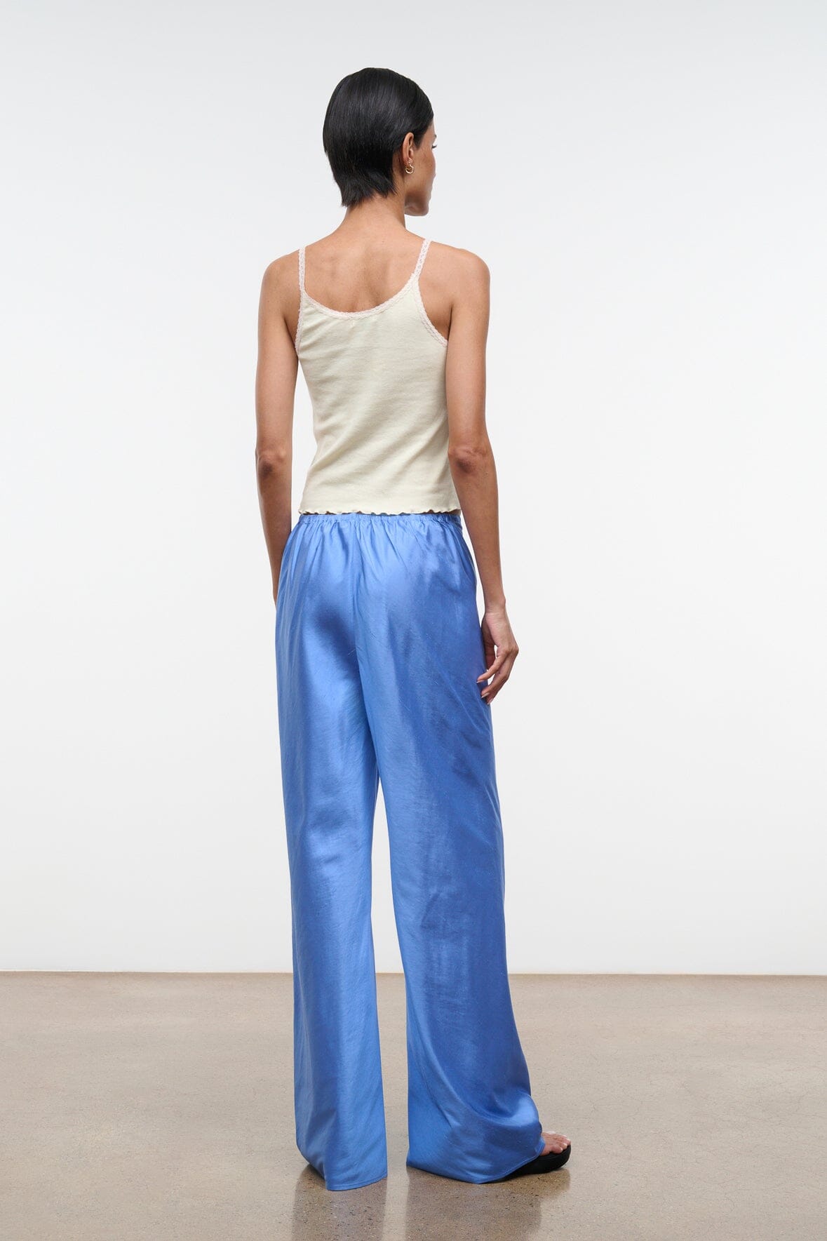 Stroll Silk Dupioni Pant | Coast — 5