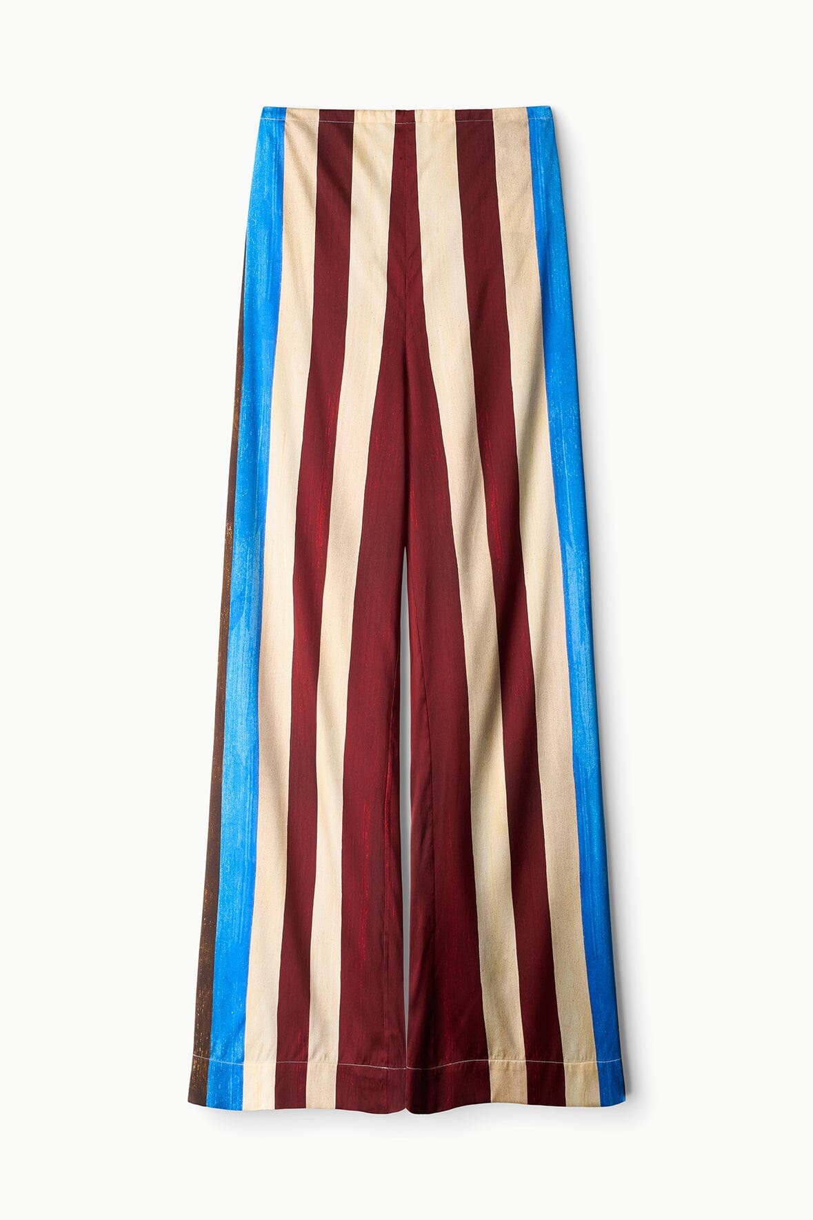 Stroll Silk Pant | Caffe Stripe — 6
