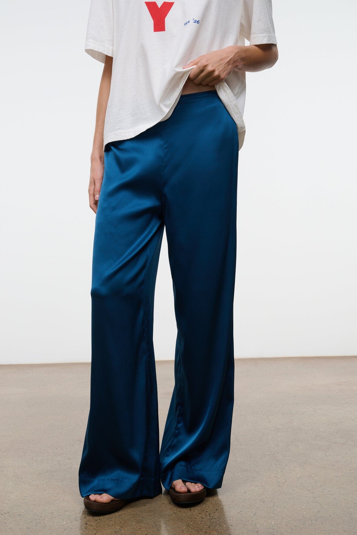 Stroll Silk Pant | Harbor — 7