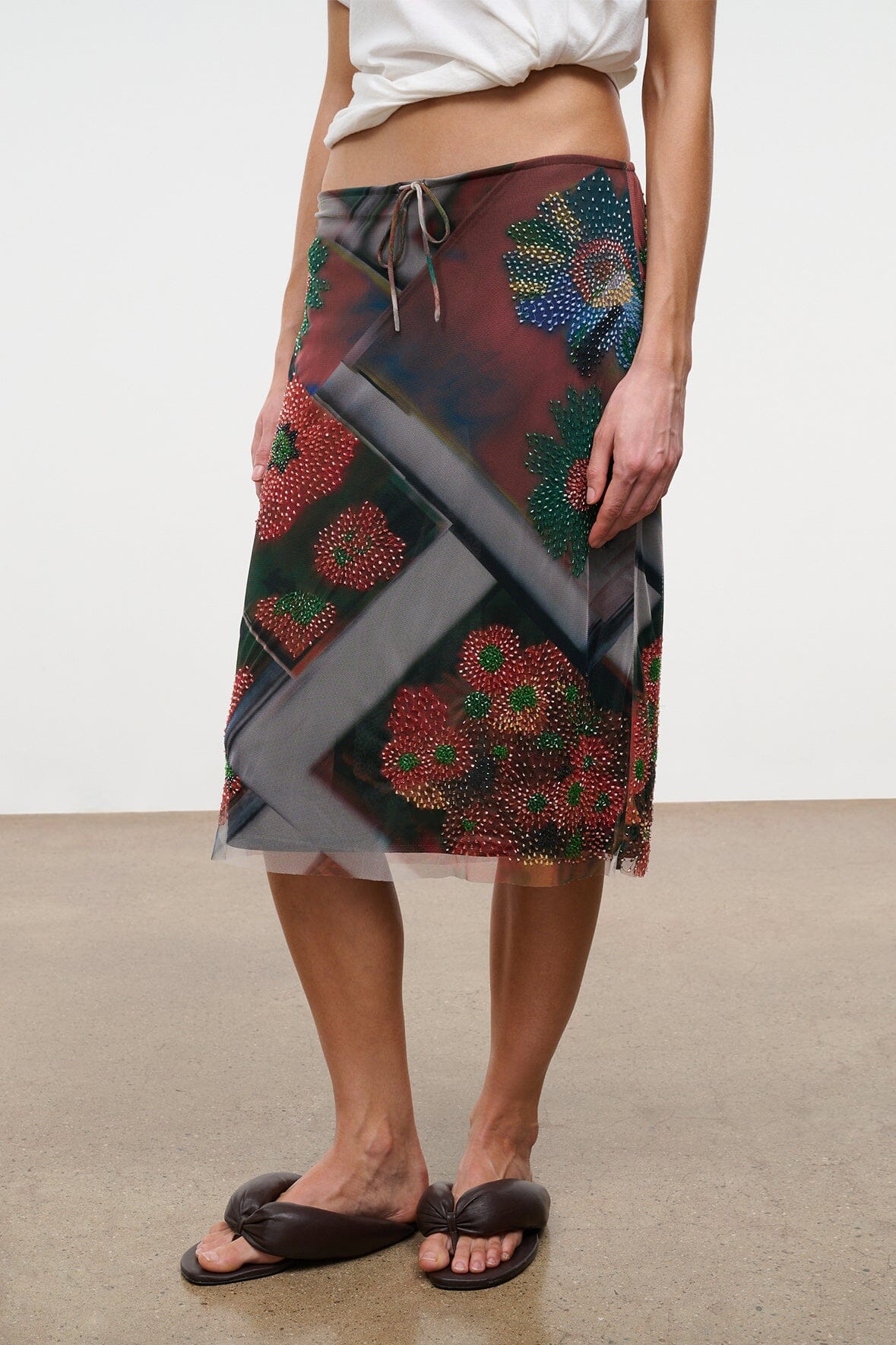 Lucia Skirt | Beaded Superbloom Scarf — 4