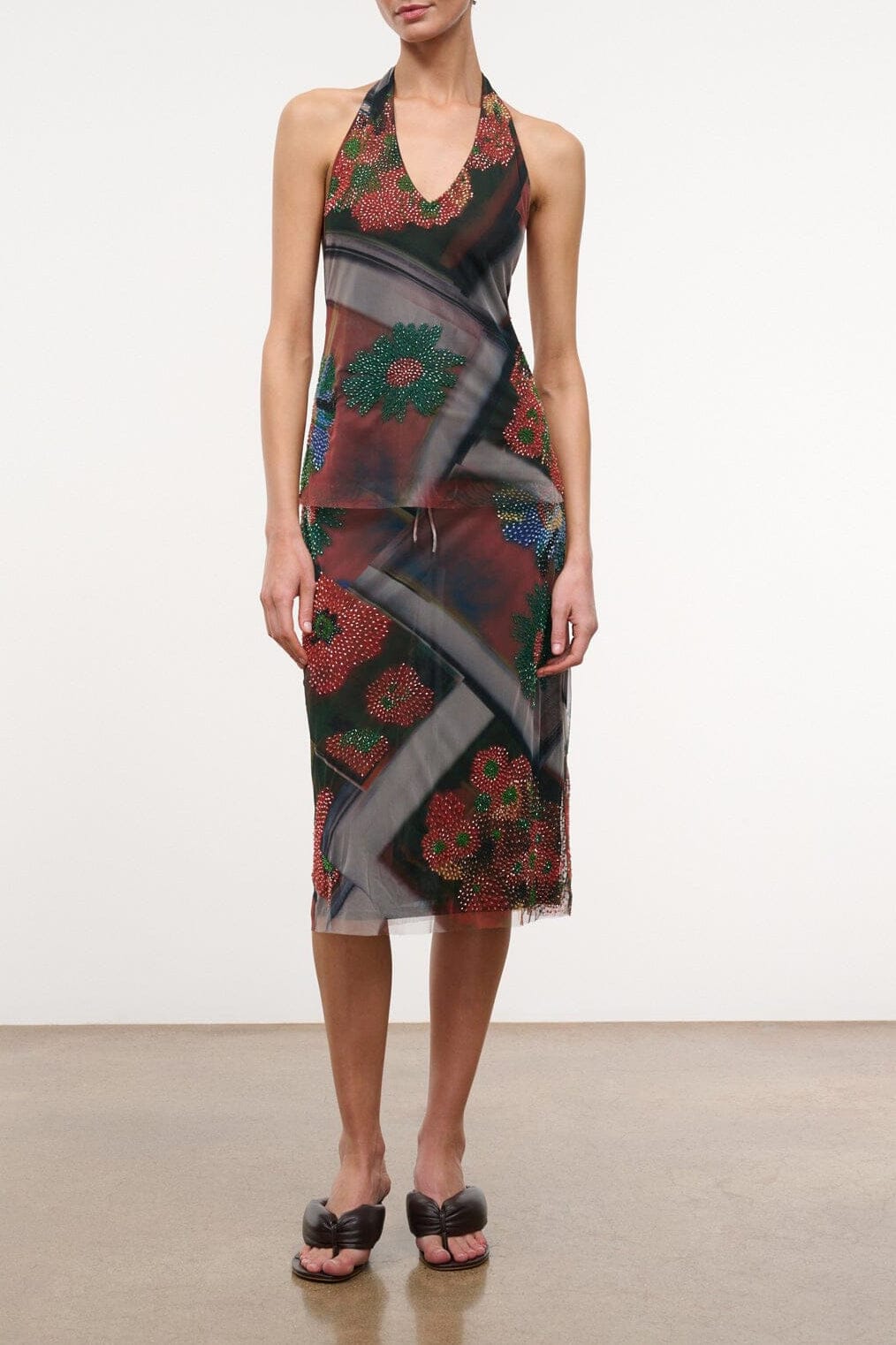 Lucia Skirt | Beaded Superbloom Scarf — 1