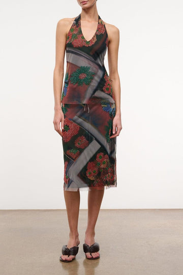 Lucia Skirt | Beaded Superbloom Scarf — 1
