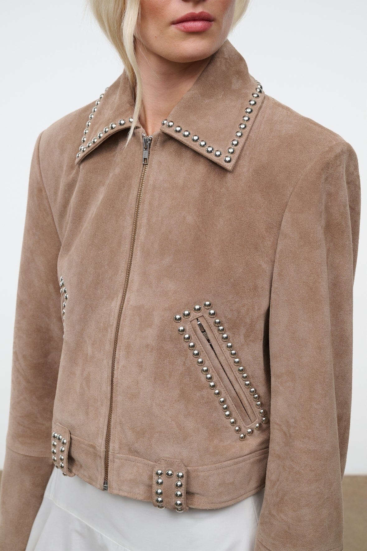 Hugo Suede Jacket | Dune — 8
