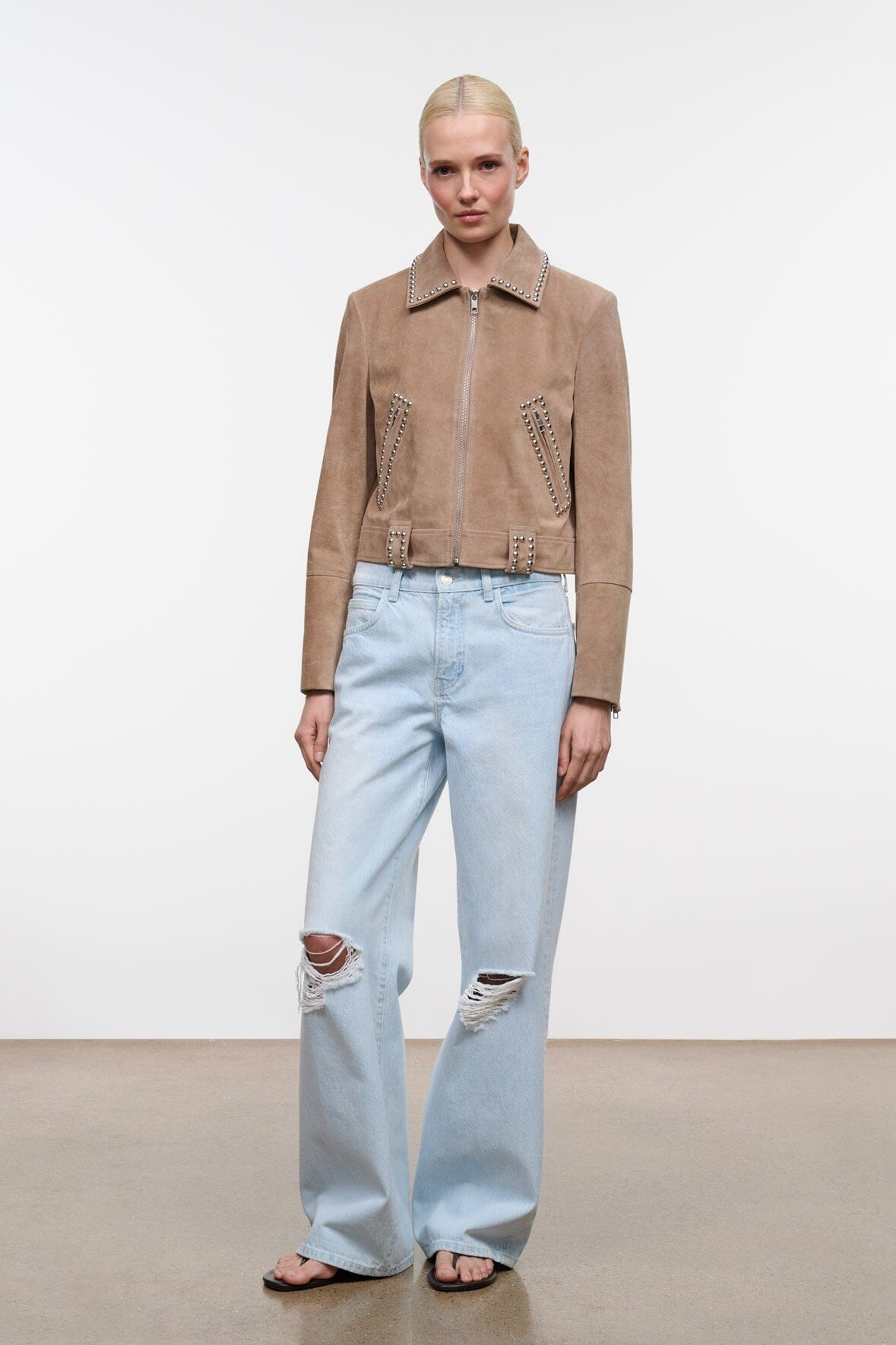 Hugo Suede Jacket | Dune — 5