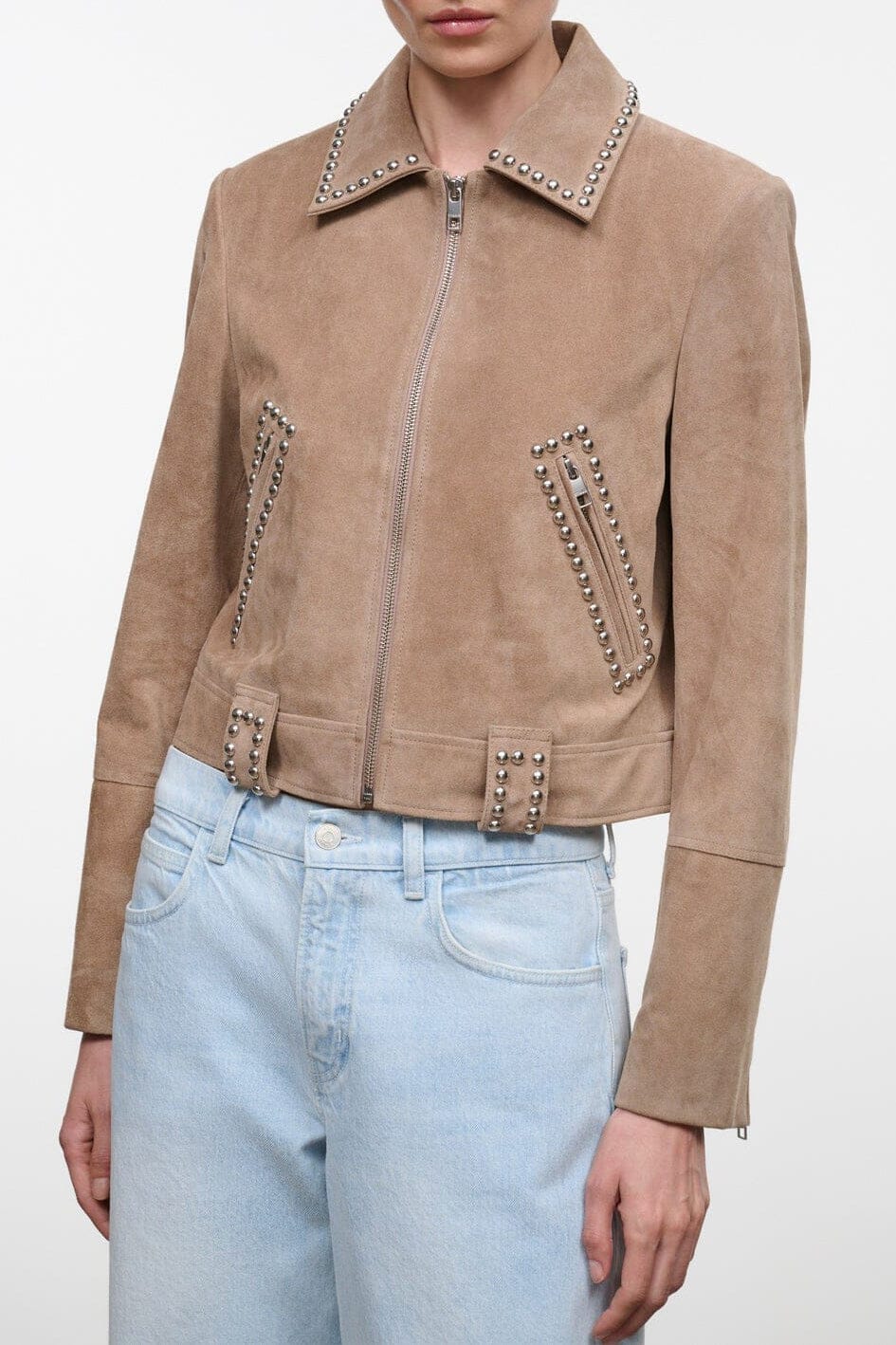 Hugo Suede Jacket | Dune — 1