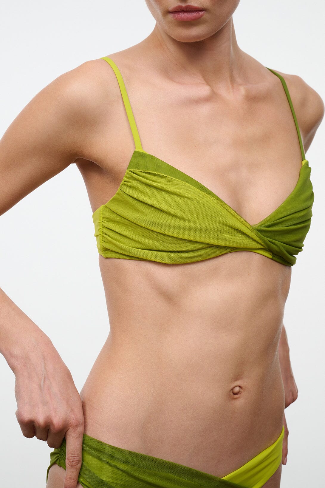 La Mer Bikini Top | Citron Pesto — 1