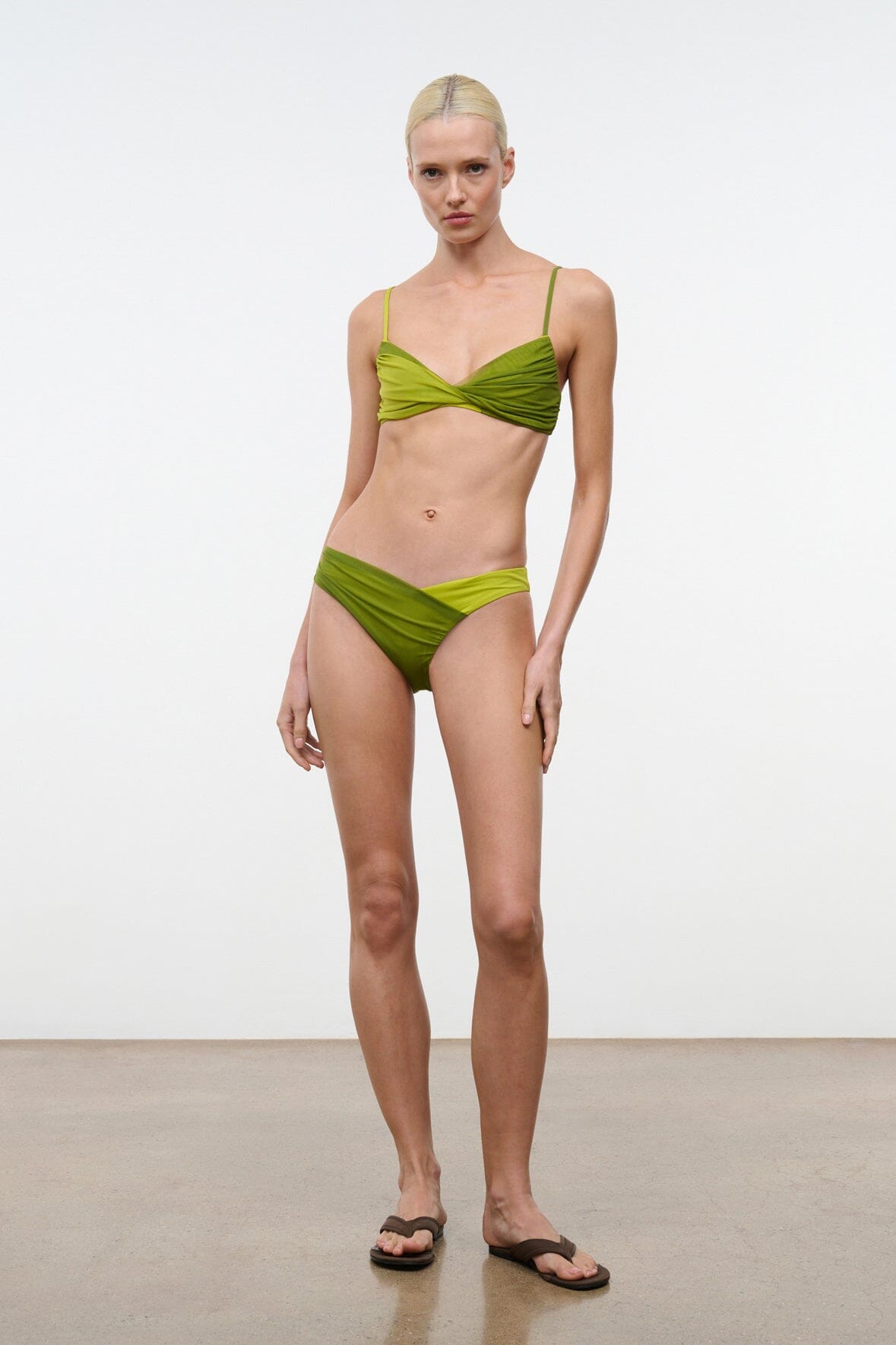 Emsley Bikini Bottom | Citron Pesto — 2