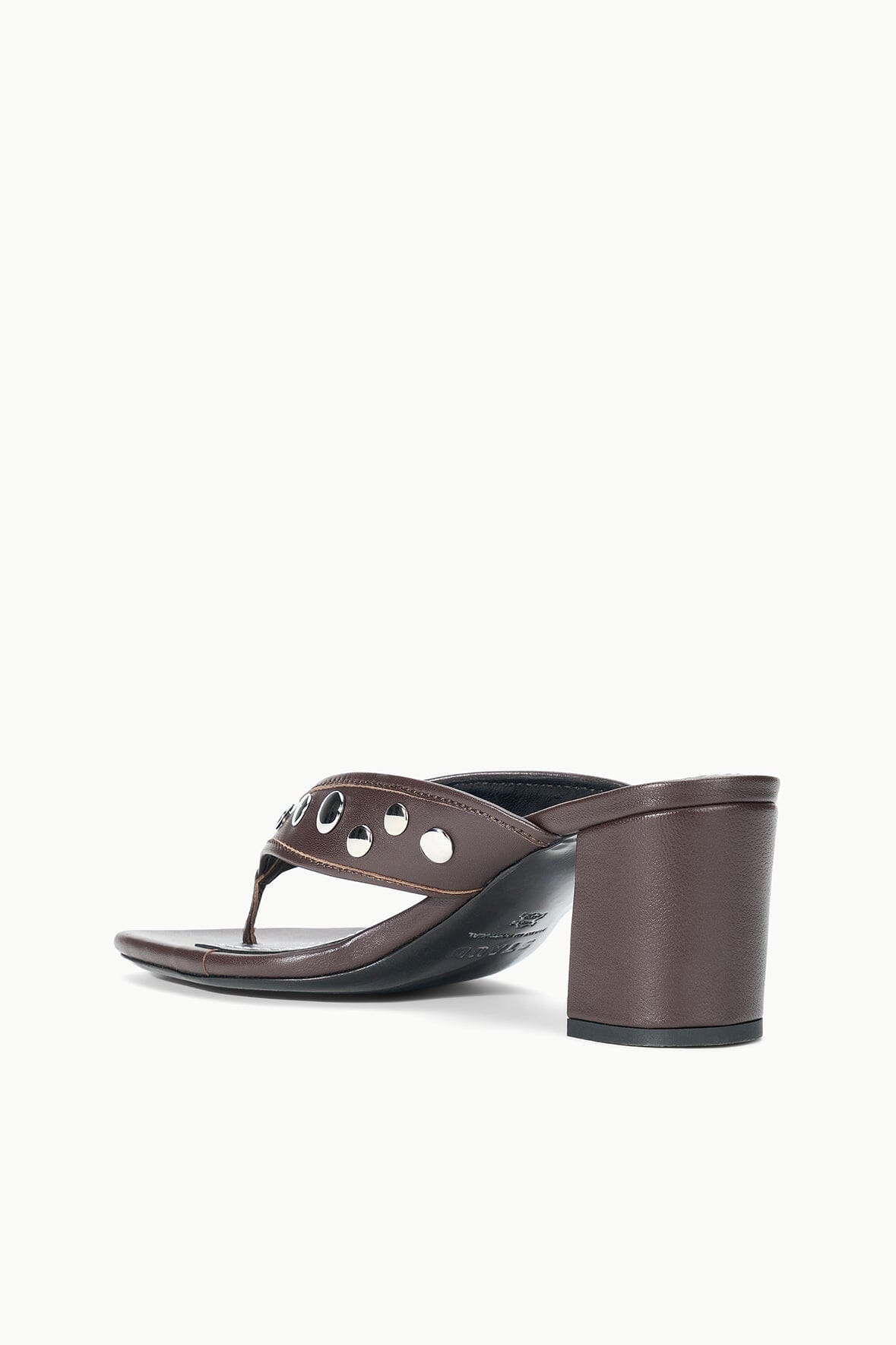 Nova Thong Heel | Espresso Studs — 8