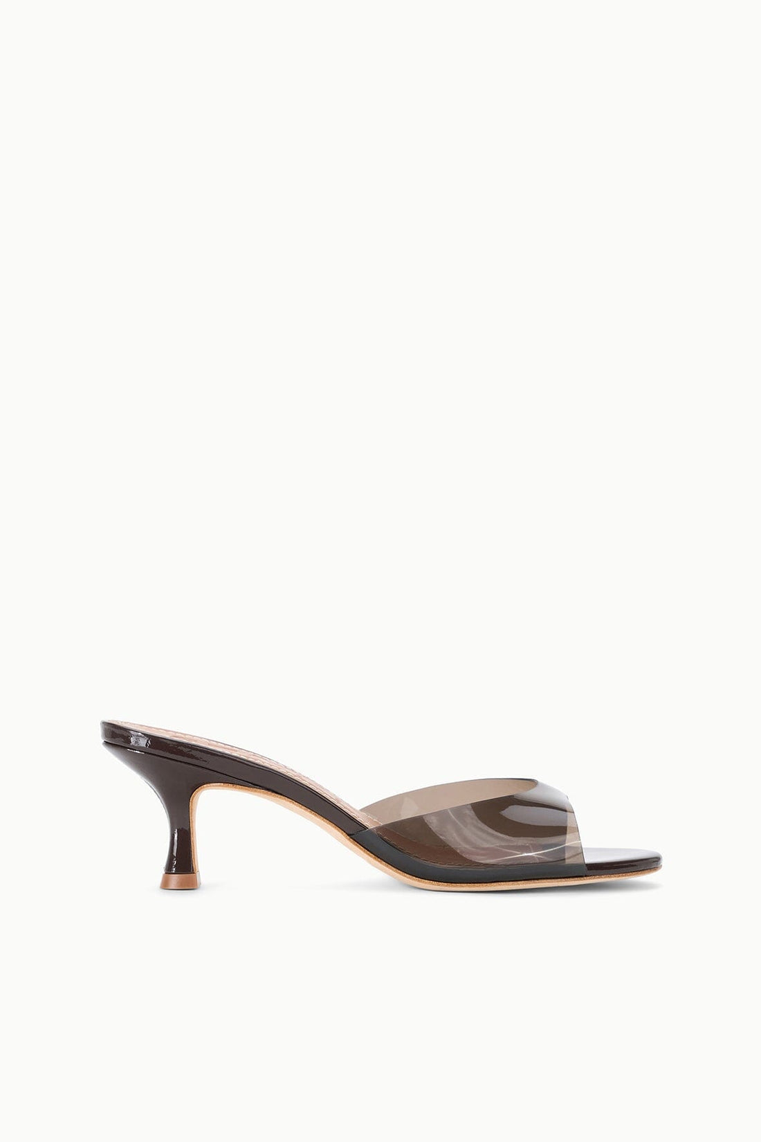 Brigitte Mule | Espresso PVC — 1