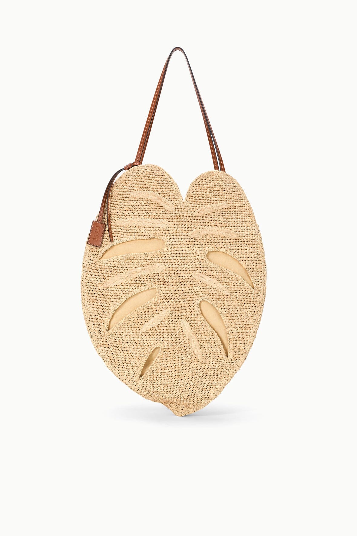 Large Palm Raffia Bag | Natural — 1