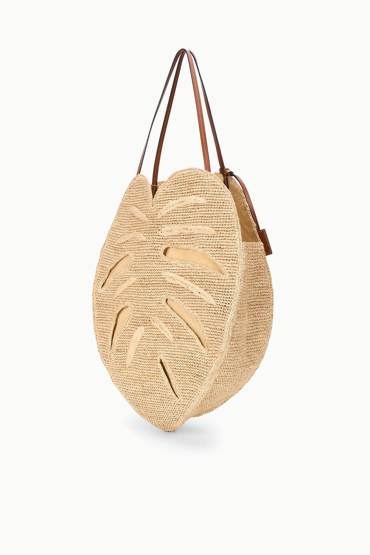 Large Palm Raffia Bag | Natural — 5