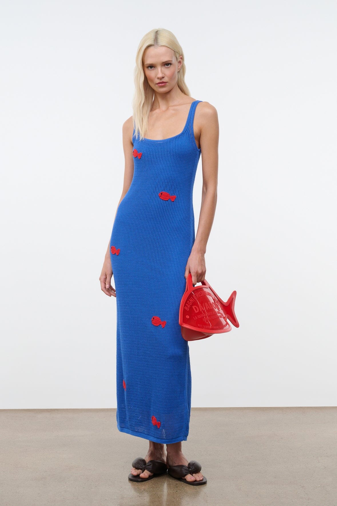 Cleo Fish Bag x Da Adolfo | Red Rose — 3