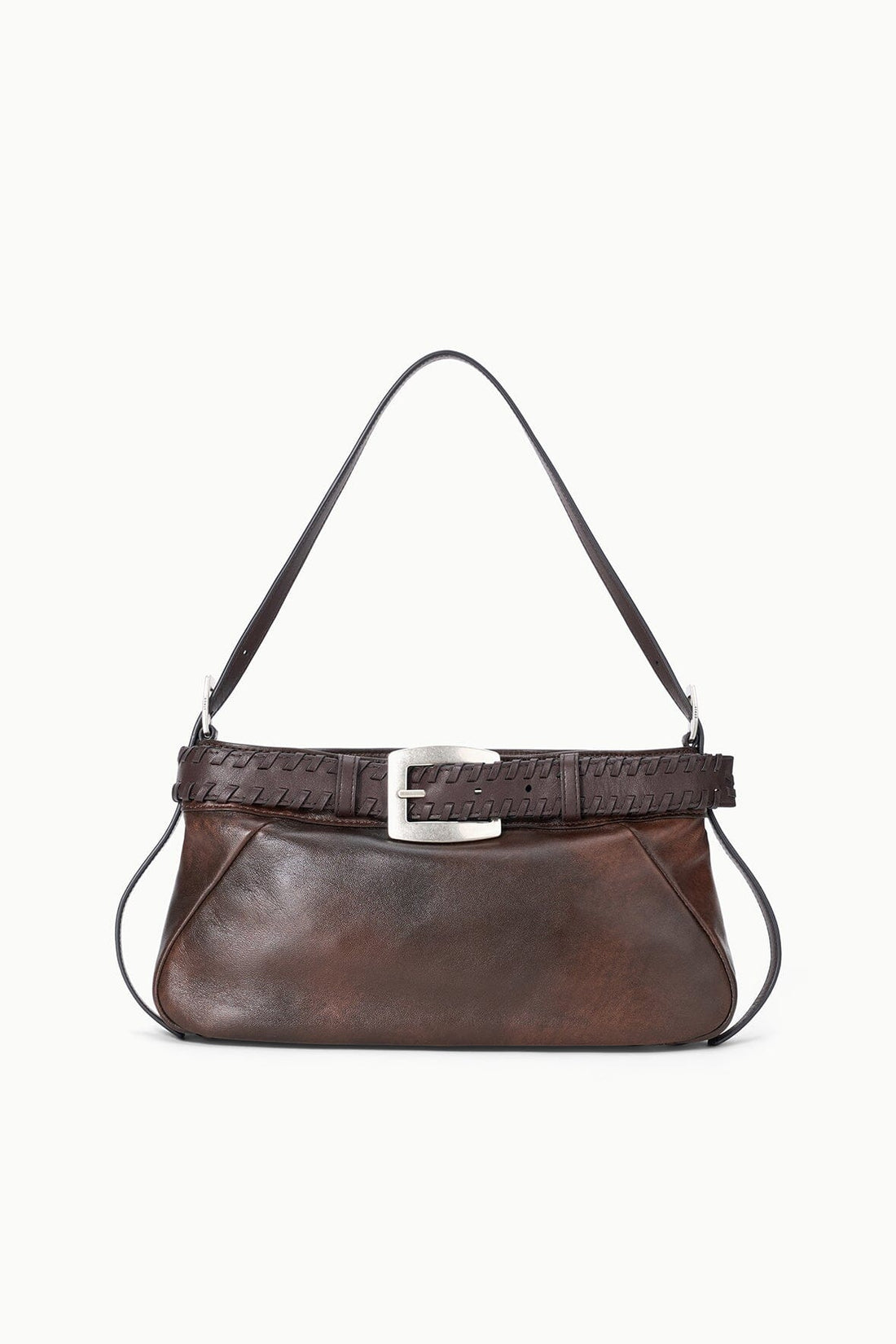 Brooklyn Shoulder Bag | Espresso Distressed — 1